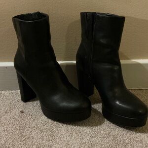 Mix No. 6 Black Platform Heels